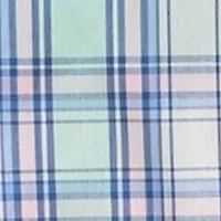 Boys 8-20 Long Sleeve Yarn Dyed Stretch Spring Plaid Shirt
