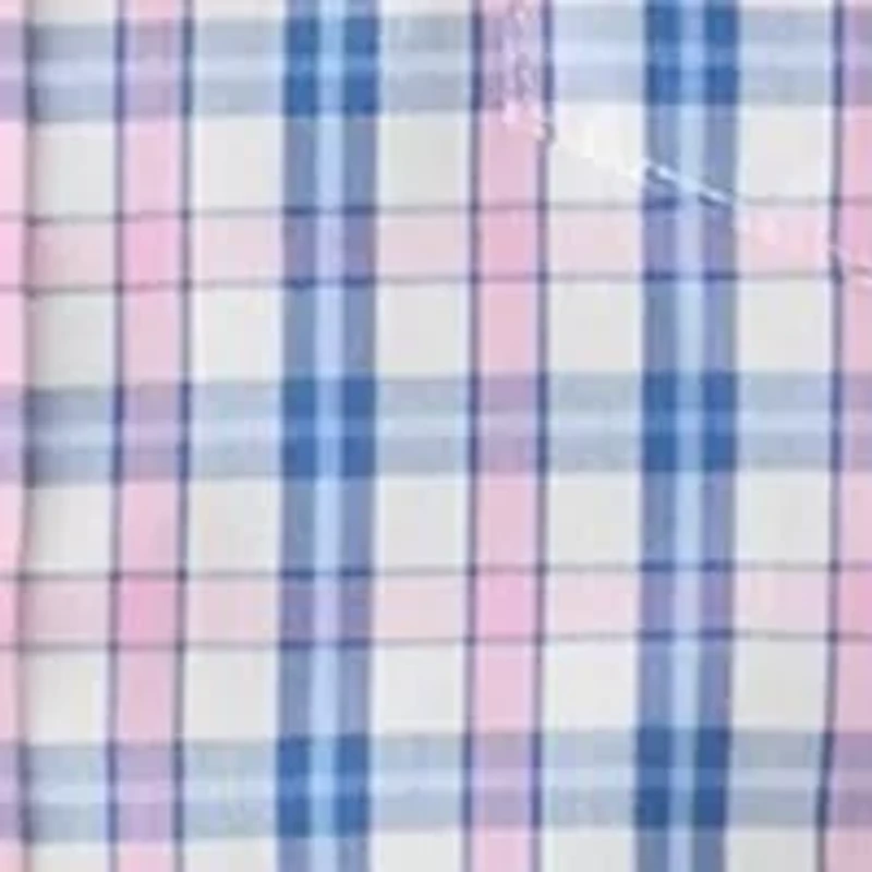 Boys 8-20 Long Sleeve Yarn Dyed Stretch Picnic Plaid Shirt