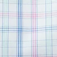 Boys 4-7 Long Sleeve Grid Plaid Shirt and Performance Shorts Set