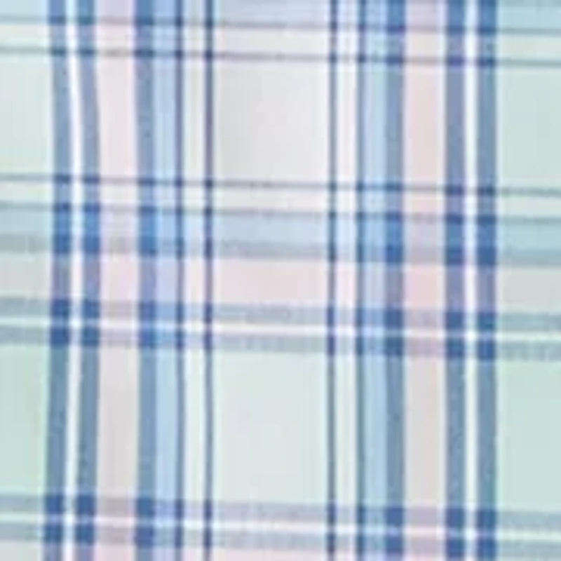 Boys 4-7 Long Sleeve Spring Plaid Shirt and Performance Shorts Set