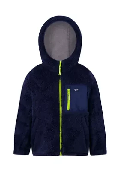 Boys 4-7 Reversible Sherpa Jacket