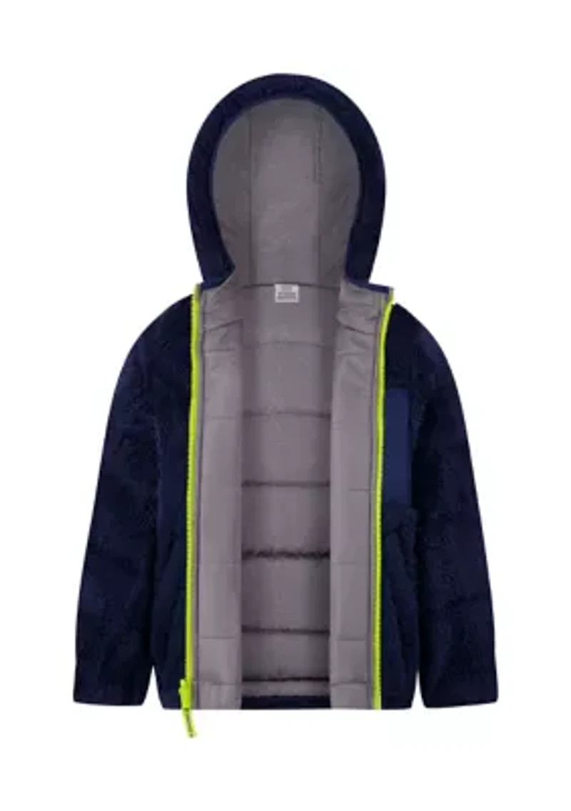 Boys 4-7 Reversible Sherpa Jacket