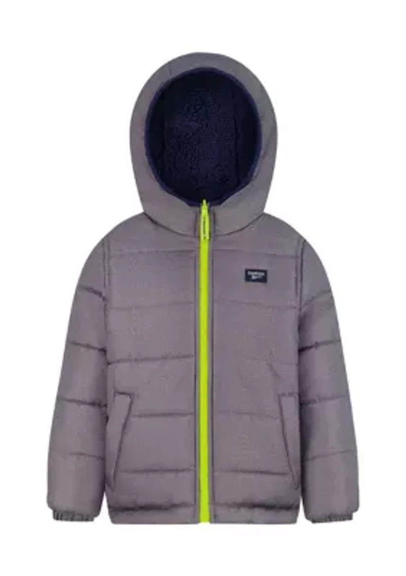 Boys 4-7 Reversible Sherpa Jacket
