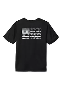 Boys 8-20 Terminal Tackle PFG™ Fish Flag Short Sleeve T-Shirt