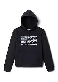 Boys 8-20 Y PFG™ Fish Flag Hoodie