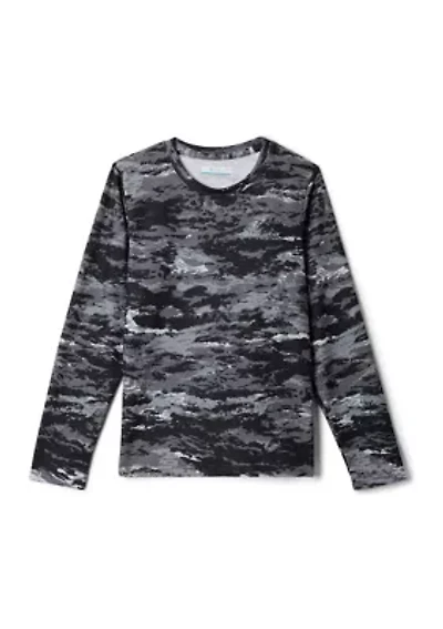 Boys 8-20 PFG Solar Stream™ Printed Long Sleeve Shirt
