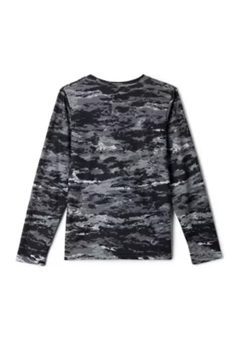 Boys 8-20 PFG Solar Stream™ Printed Long Sleeve Shirt