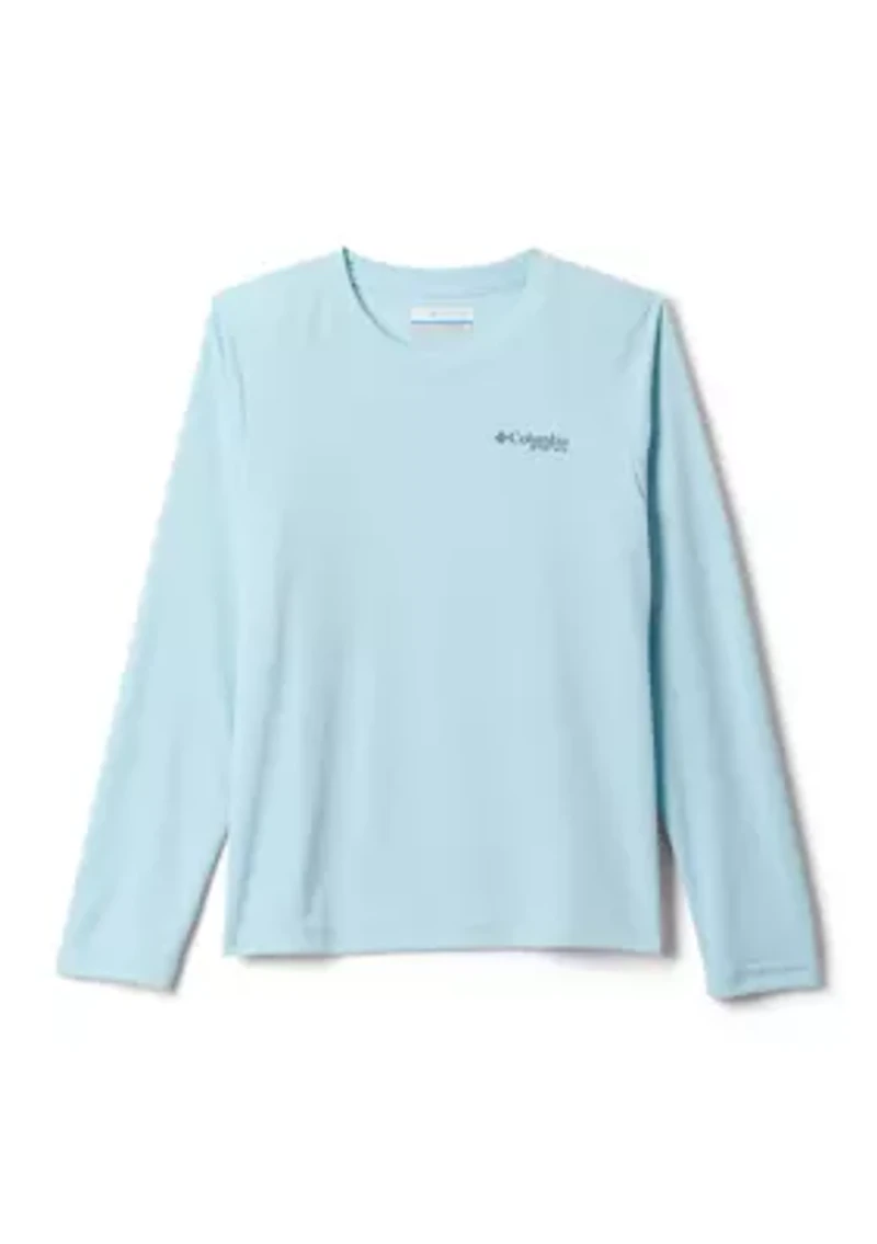 Boys 8-20 Y Terminal Tackle PFG™ Fish Shine Graphic Long Sleeve Shirt