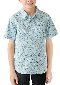 Boys 8-20 Harbor Peak™ Printed Short Sleeve Shirt