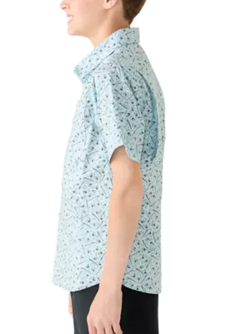 Boys 8-20 Harbor Peak™ Printed Short Sleeve Shirt