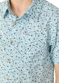 Boys 8-20 Harbor Peak™ Printed Short Sleeve Shirt