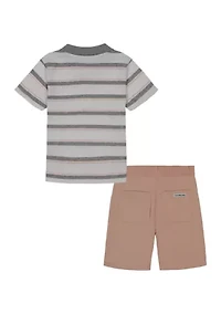 Boys 4-7 Polo Set