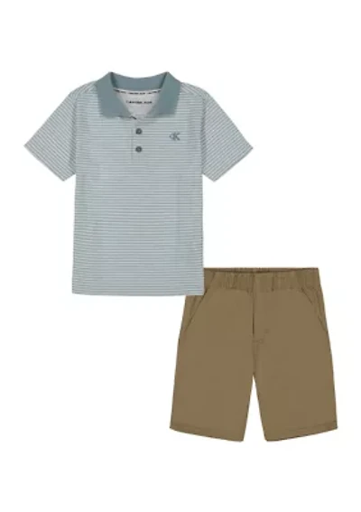 Boys 4-7 Polo Set