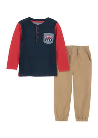 Boys 4-7 Shirt and Pants Set