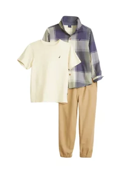 Boys 4-7 Flannel Set