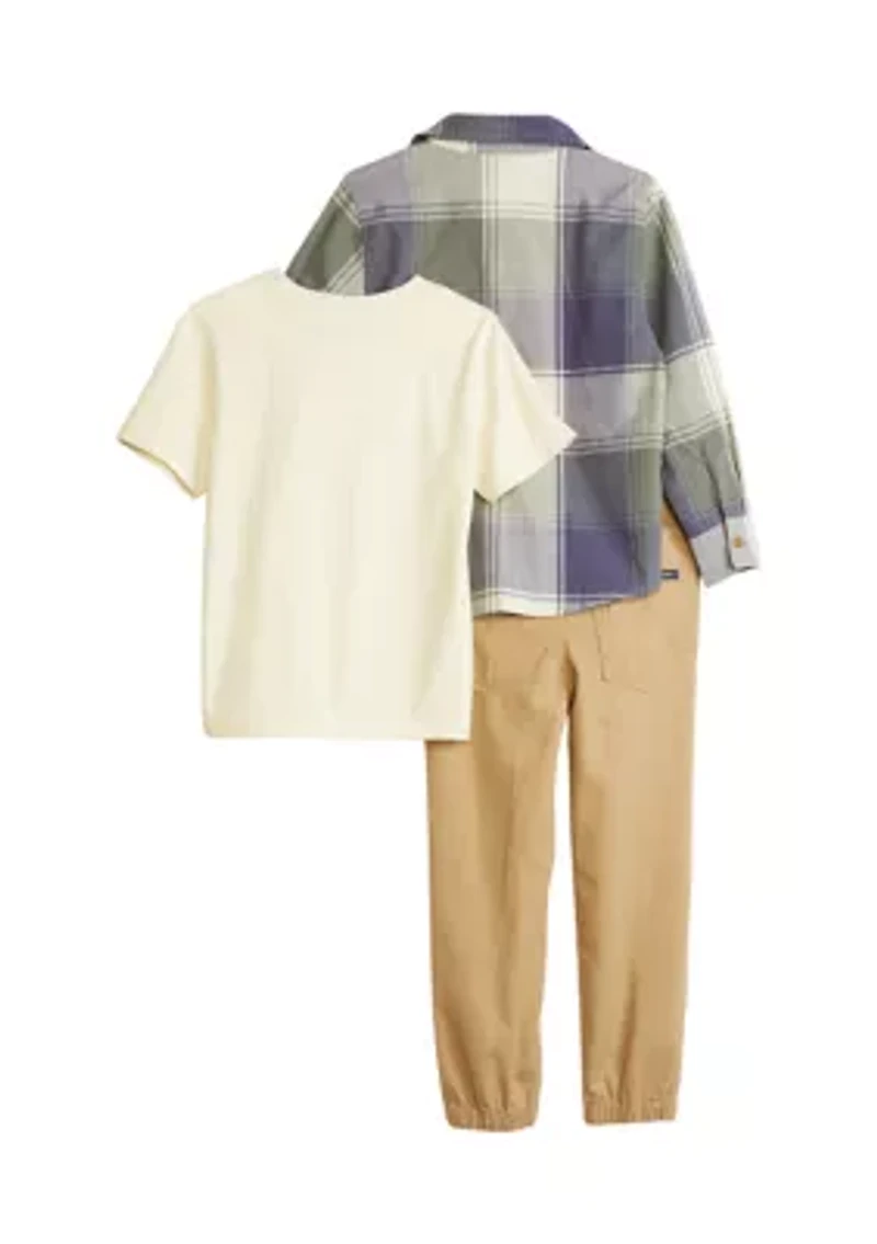Boys 4-7 Flannel Set