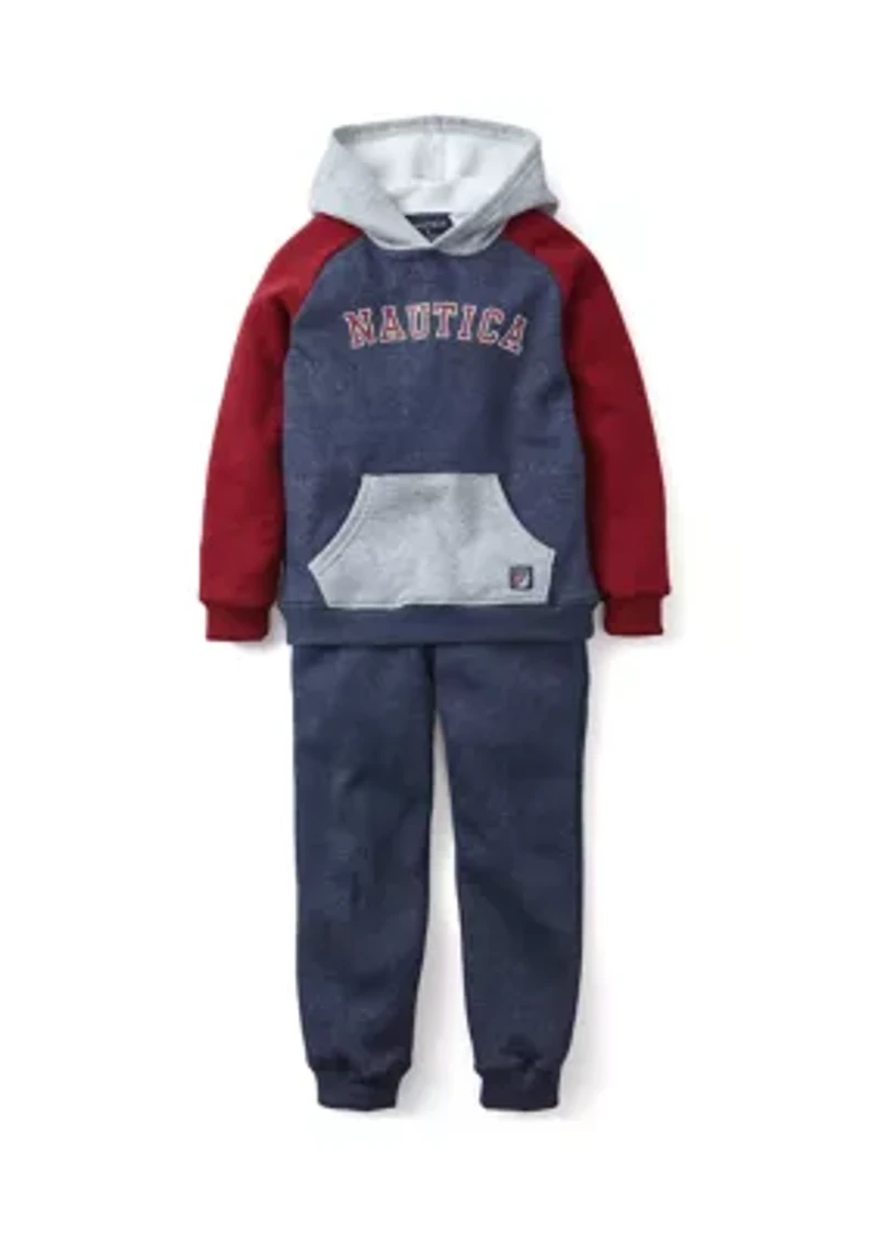Boys 4-7 Logo Hoodie and Jogger Set