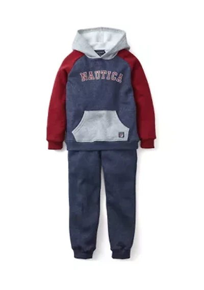 Boys 4-7 Logo Hoodie and Jogger Set