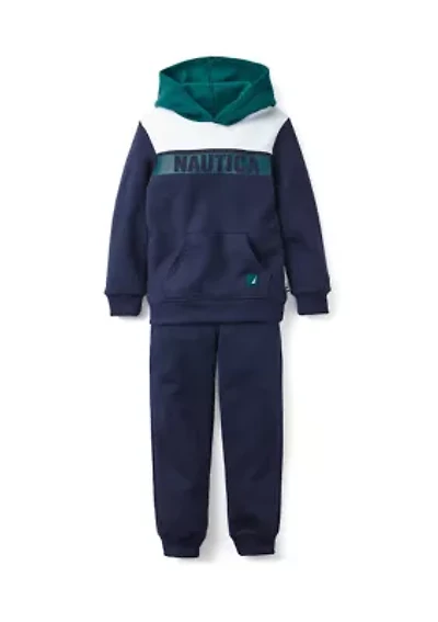 Boys 4-7 2 Piece Fleece Hoodie and Jogger Set