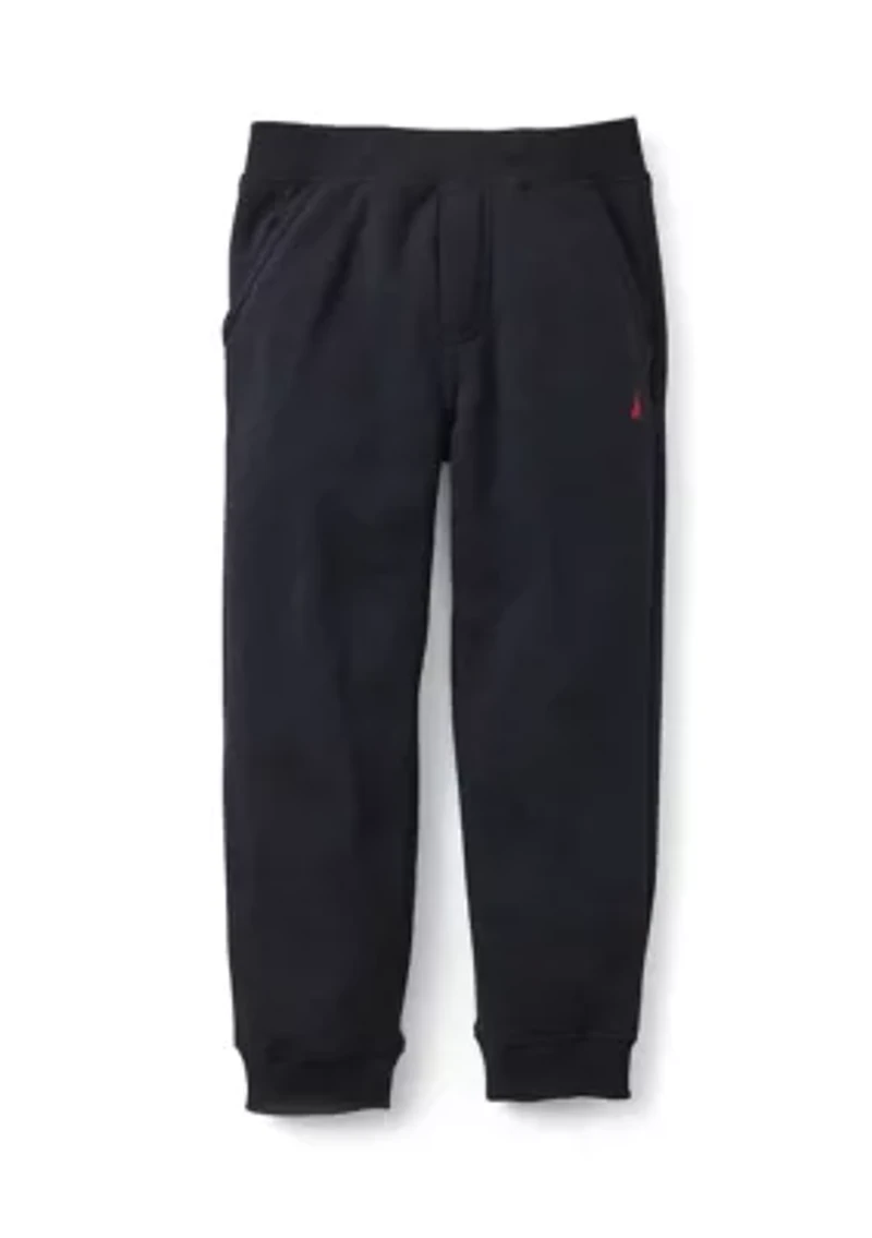 Boys 4-7 1/4 Zip Fleece Pullover and Joggers Set