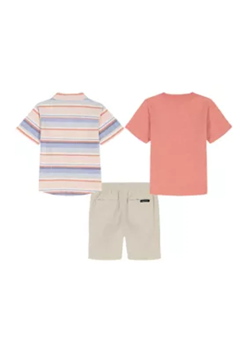 Boys 4-7 3 Piece Woven Set