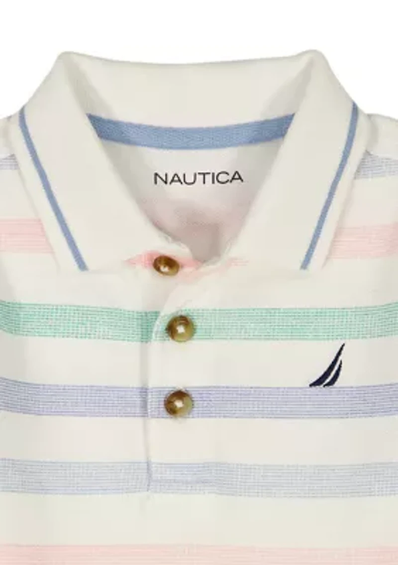 Boys 4-7 2 Piece Polo Shorts Set