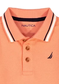 Boys 4-7 2 Piece Polo Shorts Set