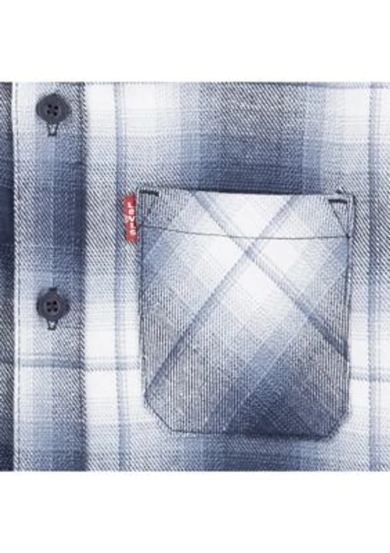 Boys 4-7 Flannel One Pocket Shirt