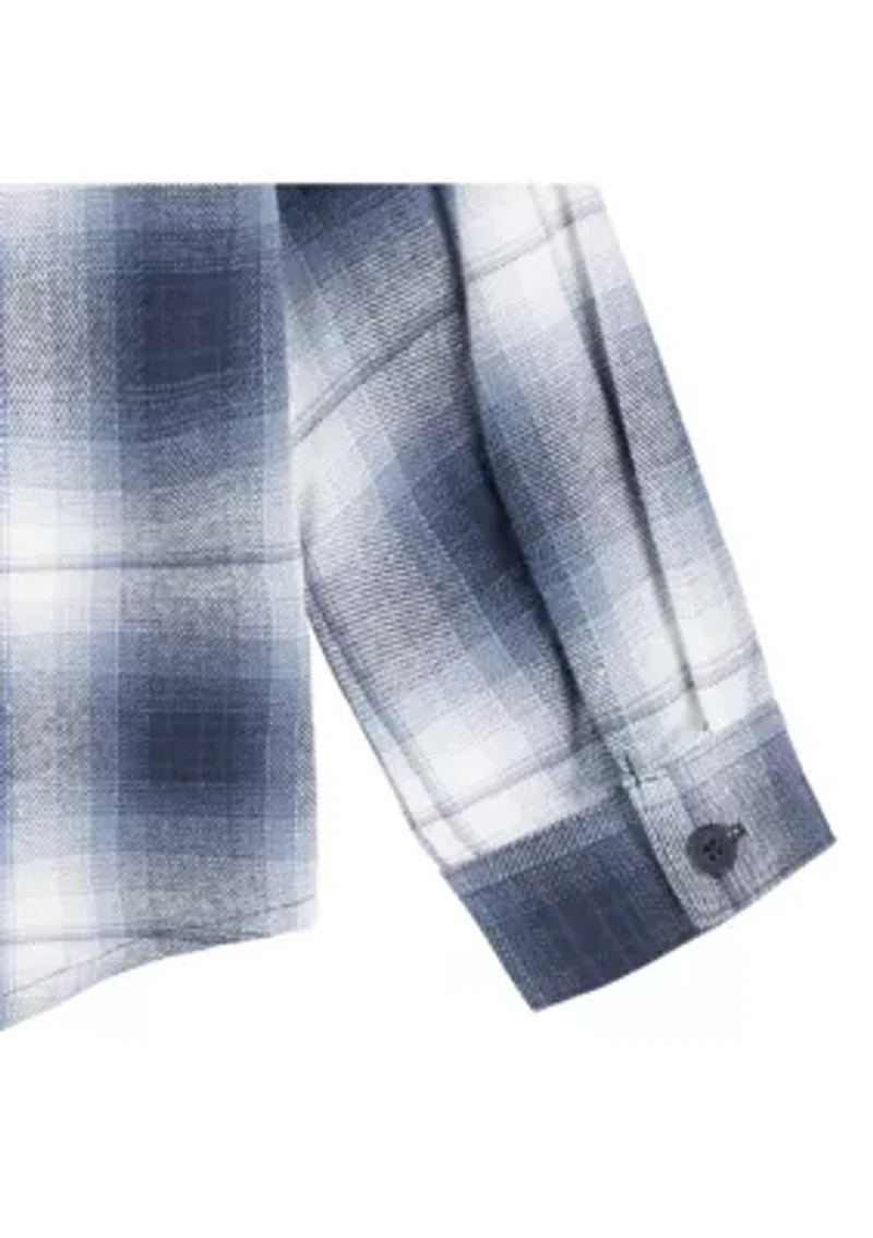 Boys 4-7 Flannel One Pocket Shirt