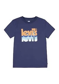 Boys 4-7 Layered Poster Logo Graphic T-Shirt