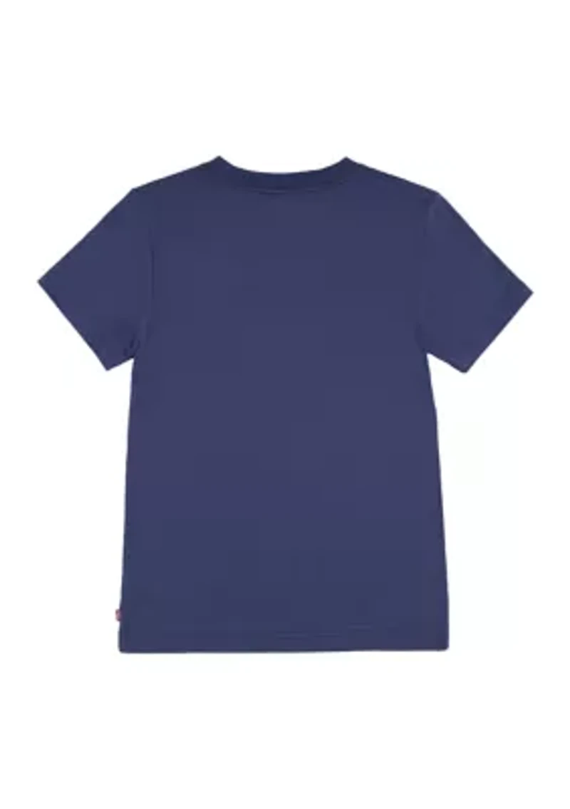 Boys 4-7 Layered Poster Logo Graphic T-Shirt