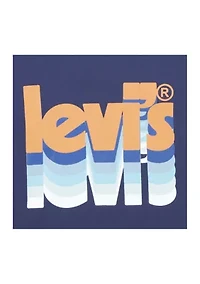 Boys 4-7 Layered Poster Logo Graphic T-Shirt