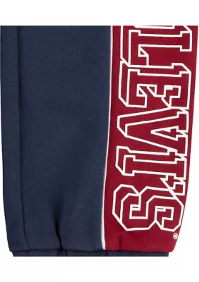 Boys 4-7 Logo Color Blocked Piped Joggers