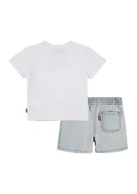 Boys 4-7 Beach Logo Graphic T-Shirt and Shorts Set