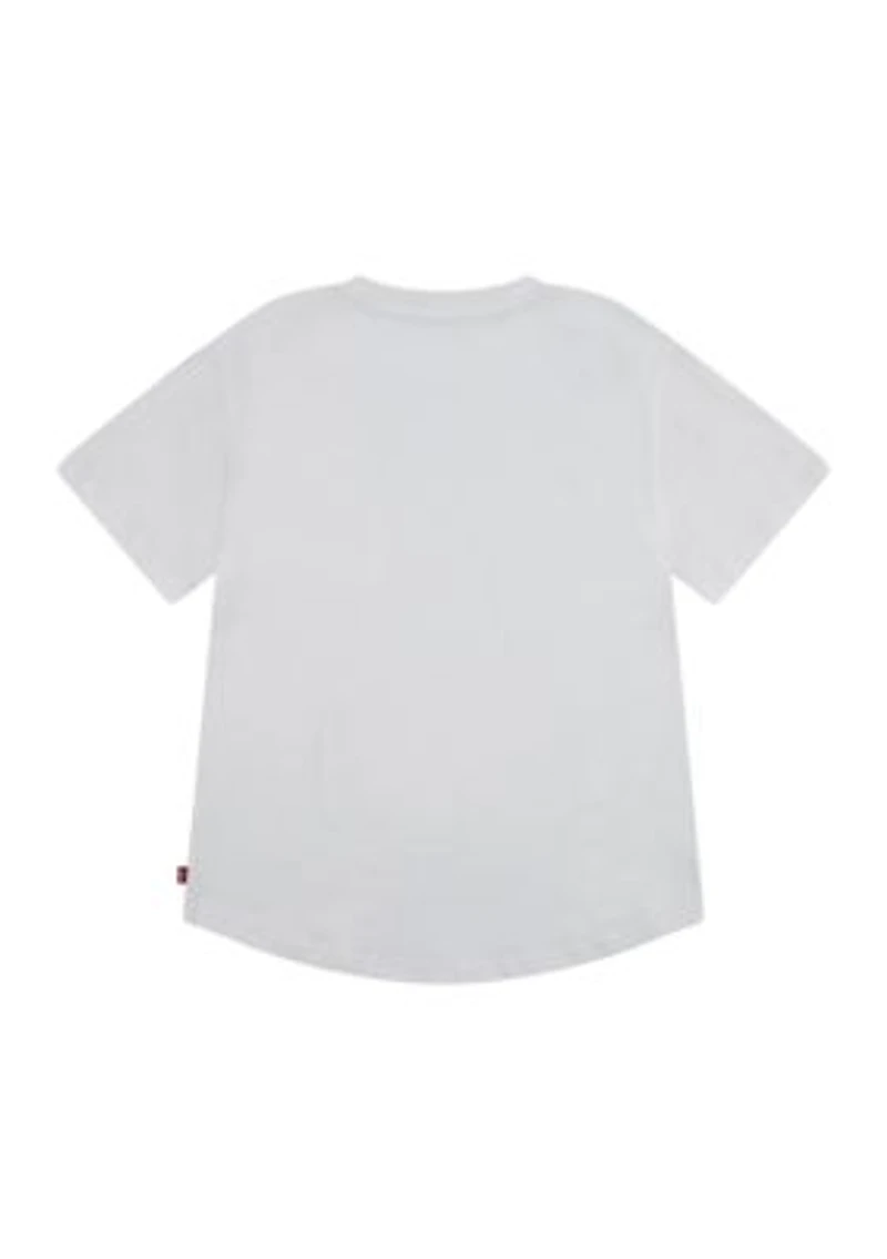 Boys 4-7 Curved Hem Pocket T-Shirt