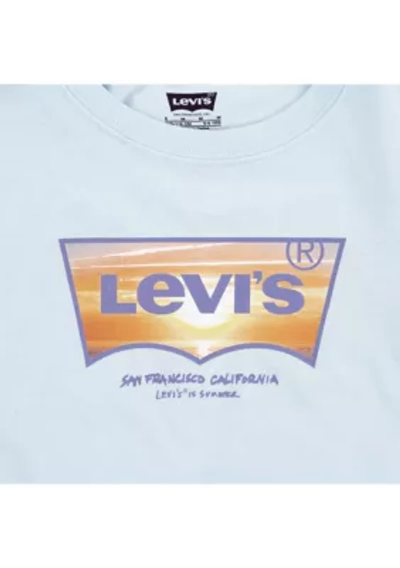 Boys 4-7 Sunset Graphic Batwing T-Shirt