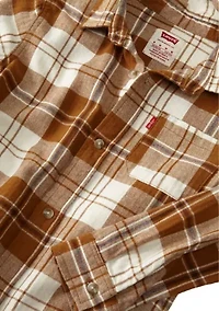 Boys 4-7 Long Sleeve Plaid Shirt