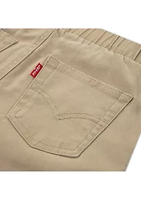 Boys 4-7 Chambray Color Block Jogger Set