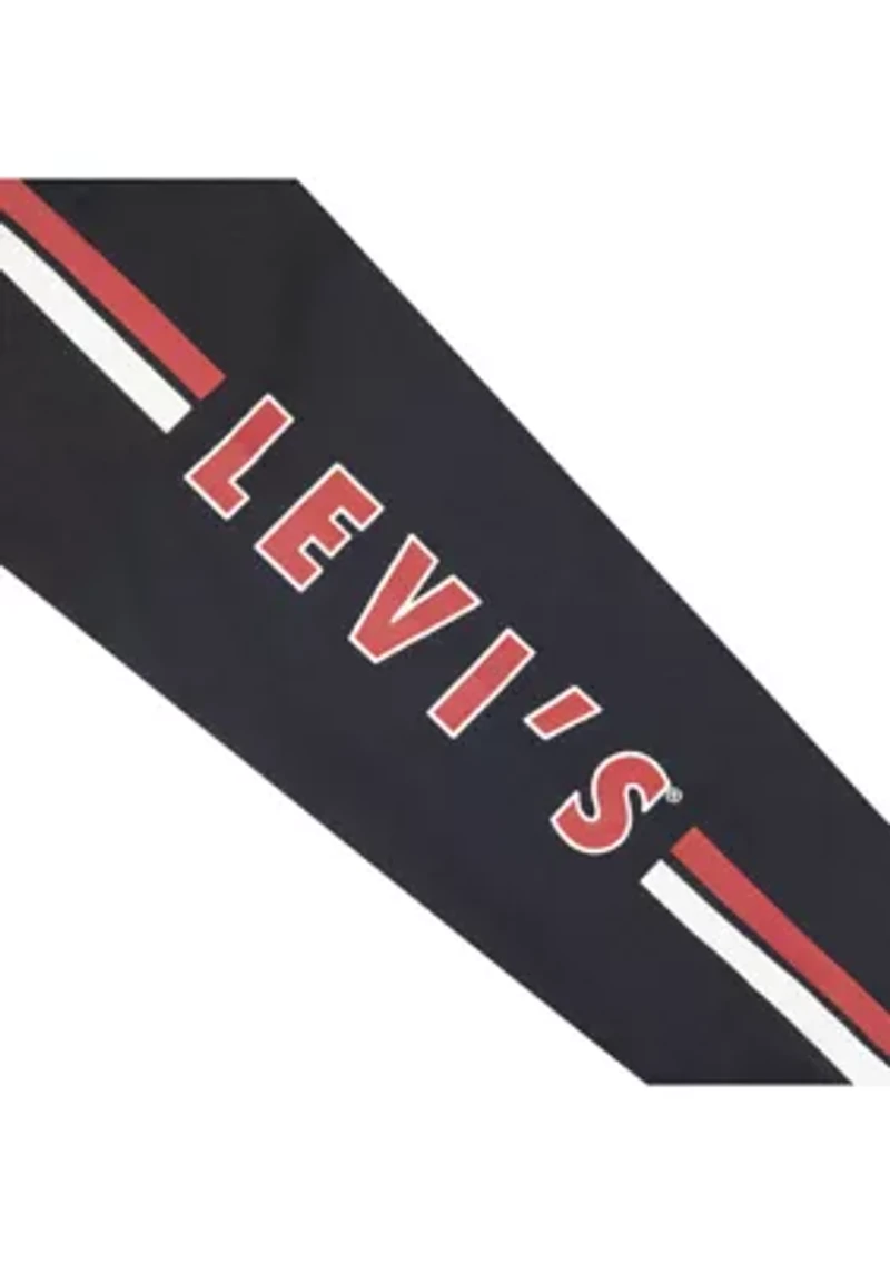 Boys 4-7 Racing Stripe Long Sleeve T-Shirt