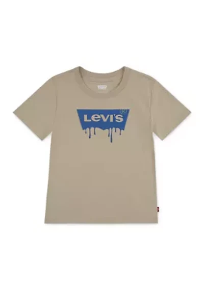 Boys 4-7 Dripped Short Sleeve Graphic T-Shirt