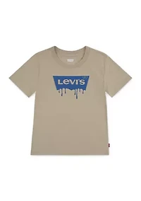 Boys 4-7 Dripped Short Sleeve Graphic T-Shirt