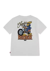 Boys 4-7 Cheesy Rider Short Sleeve Graphic T-Shirt