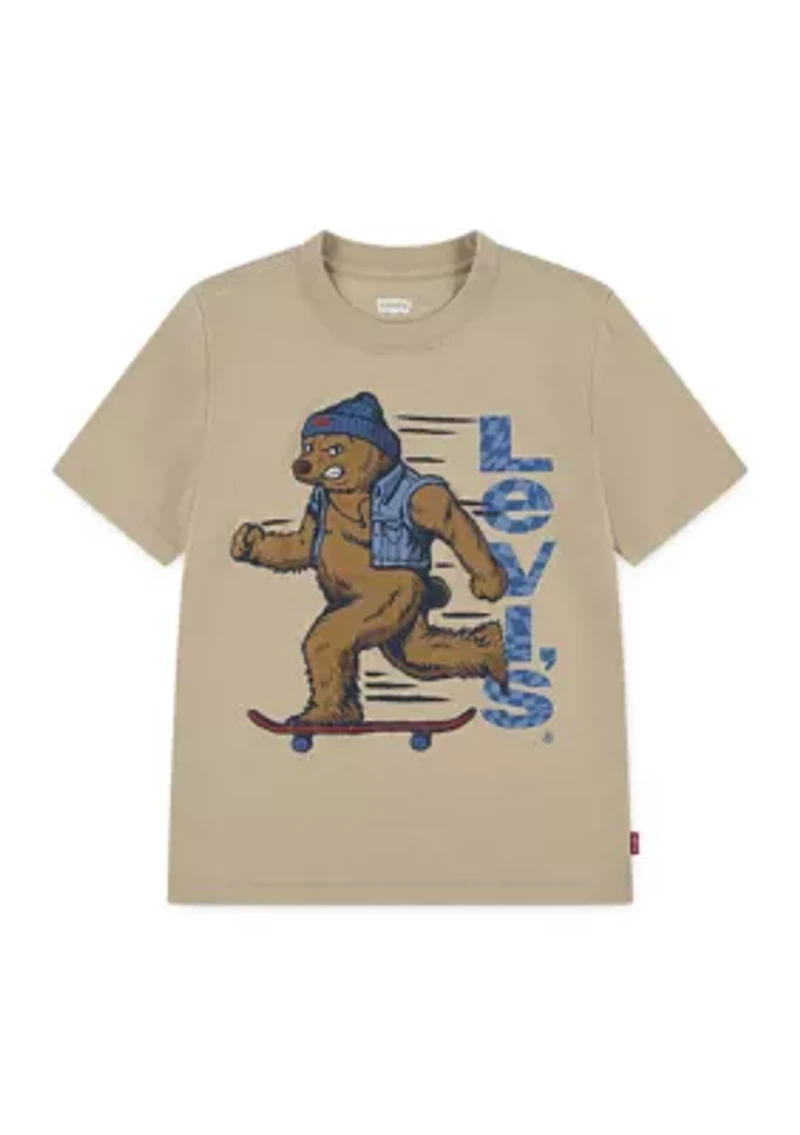Boys 4-7 Bear on the Move Short Sleeve Graphic T-Shirt