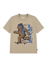 Boys 4-7 Bear on the Move Short Sleeve Graphic T-Shirt