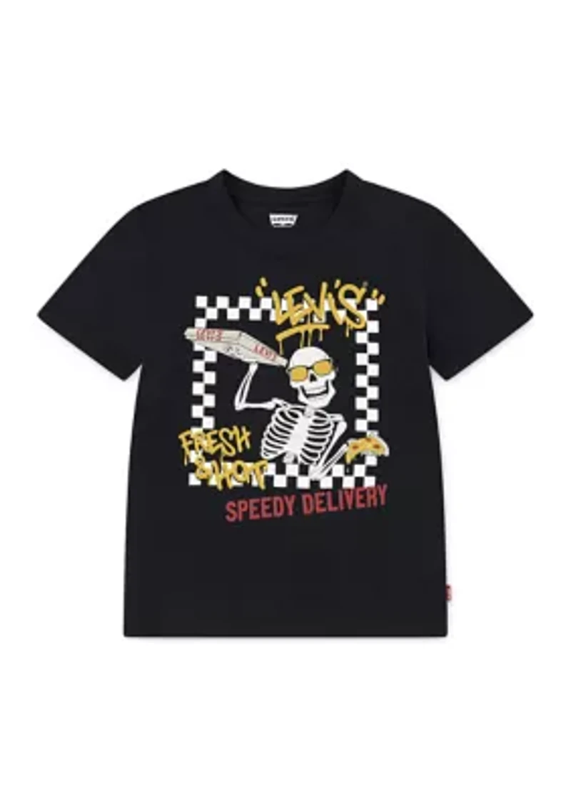 Pizza for All Short Sleeve Graphic T-Shirt