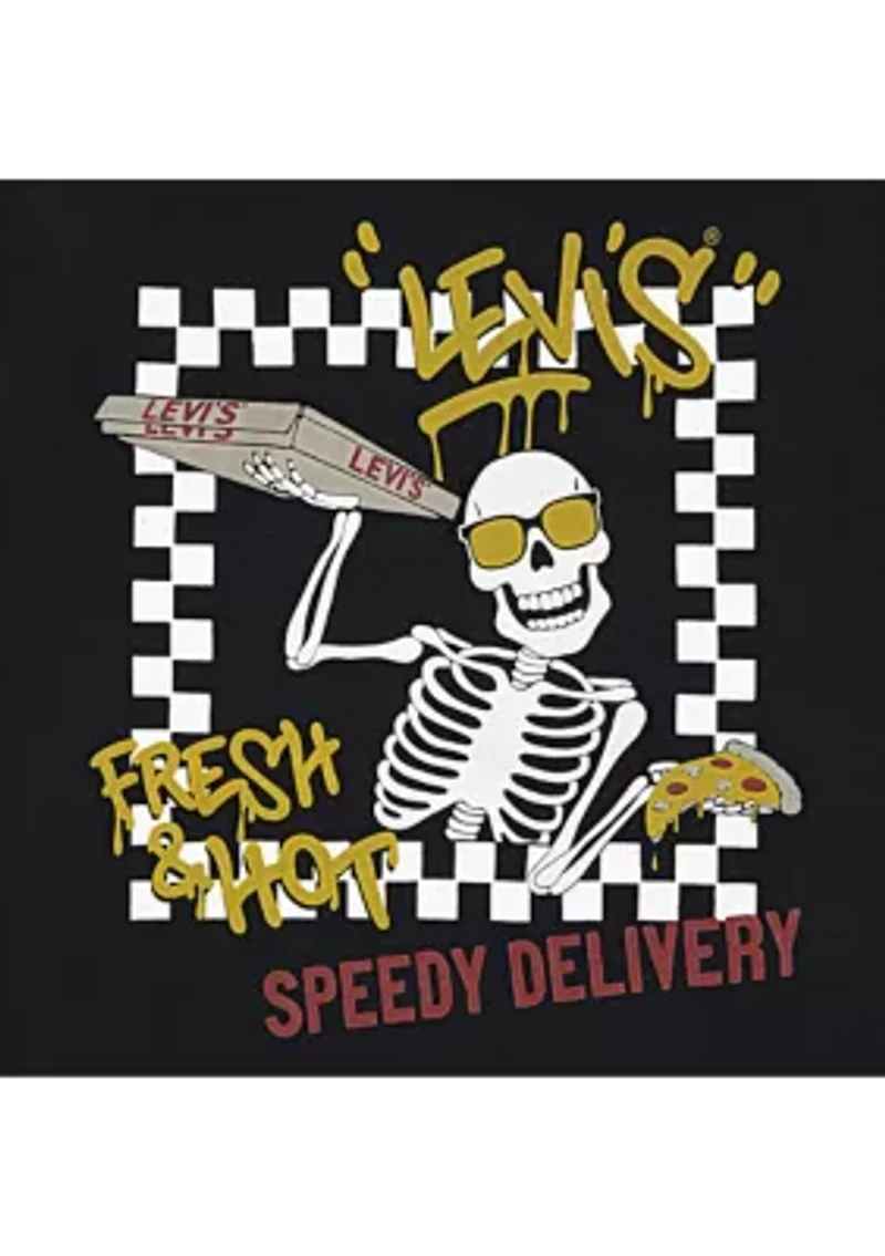Pizza for All Short Sleeve Graphic T-Shirt