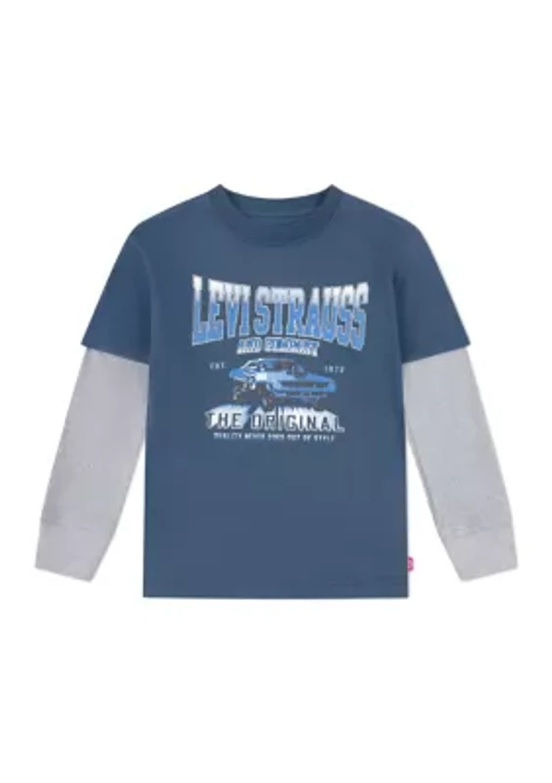 Boys 8-20 Muscle Car 2Fer Graphic T-Shirt