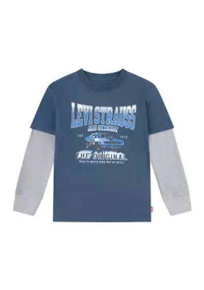 Boys 8-20 Muscle Car 2Fer Graphic T-Shirt