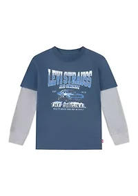Boys 8-20 Muscle Car 2Fer Graphic T-Shirt