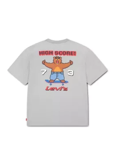 Boys 4-7 Pixelated Bear Shirt